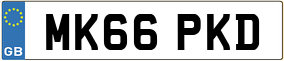 Truck License Plate